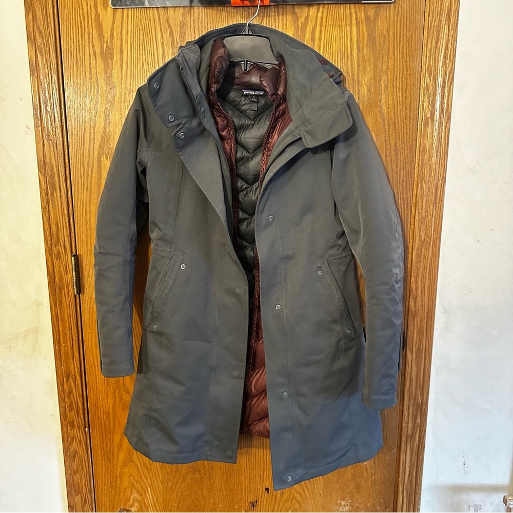 Gray Patagonia 3-in-1 Parka